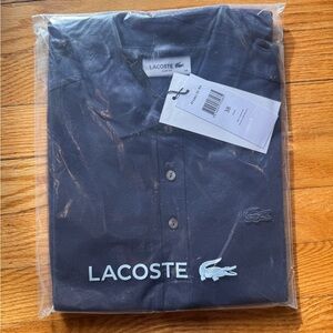 NWT Lacoste Women's Slim Fit Navy Polo Shirt